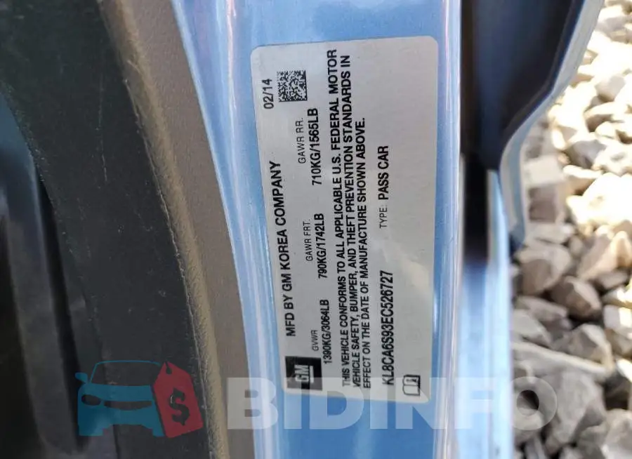 KL8CA6S93EC526727 Photo# 13