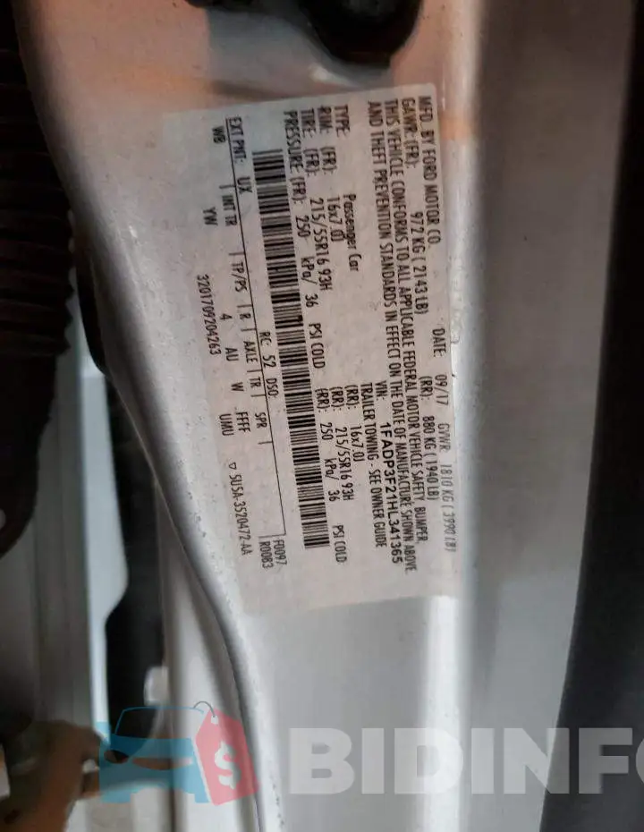 1FADP3F21HL341365 Photo# 12