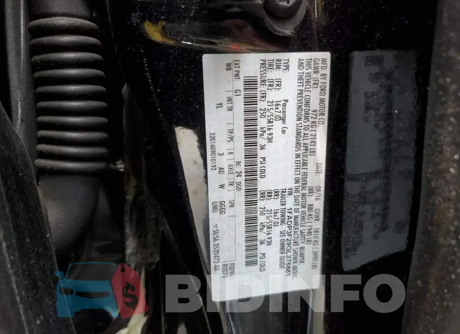 1FADP3F29GL376881 Photo# 12