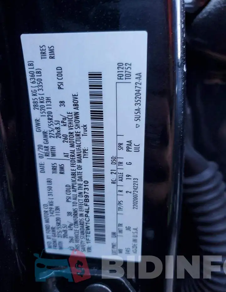 1FTEW1CP4LFB97310 Photo# 12