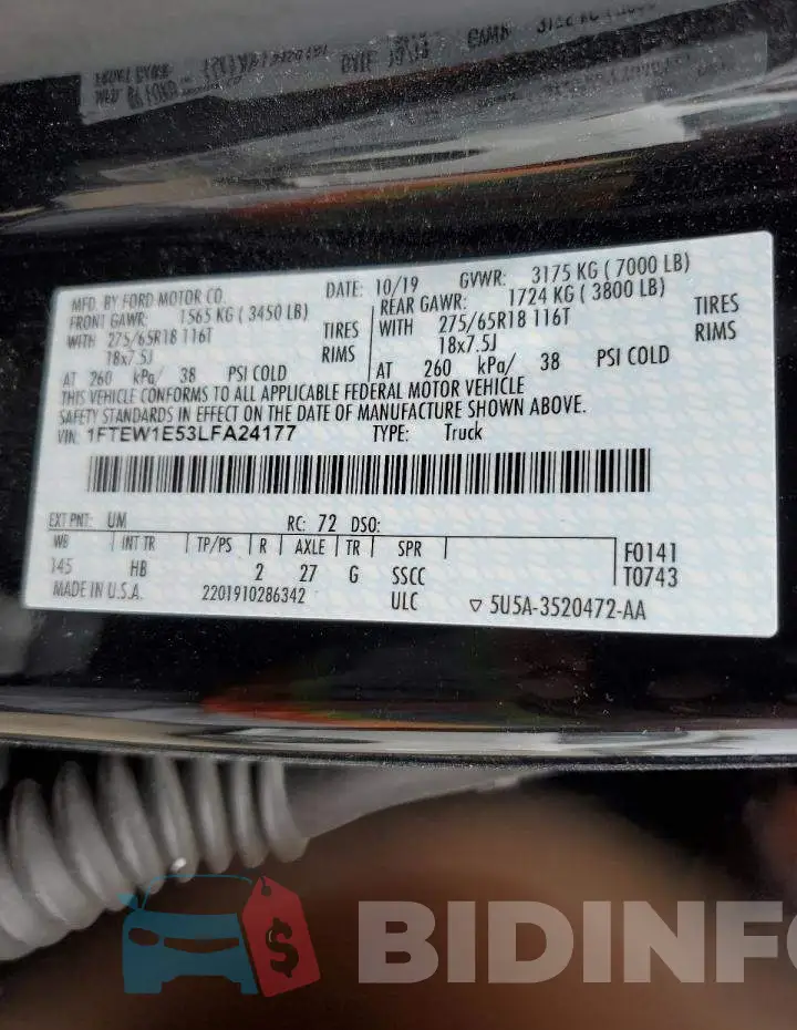 1FTEW1E53LFA24177 Photo# 12