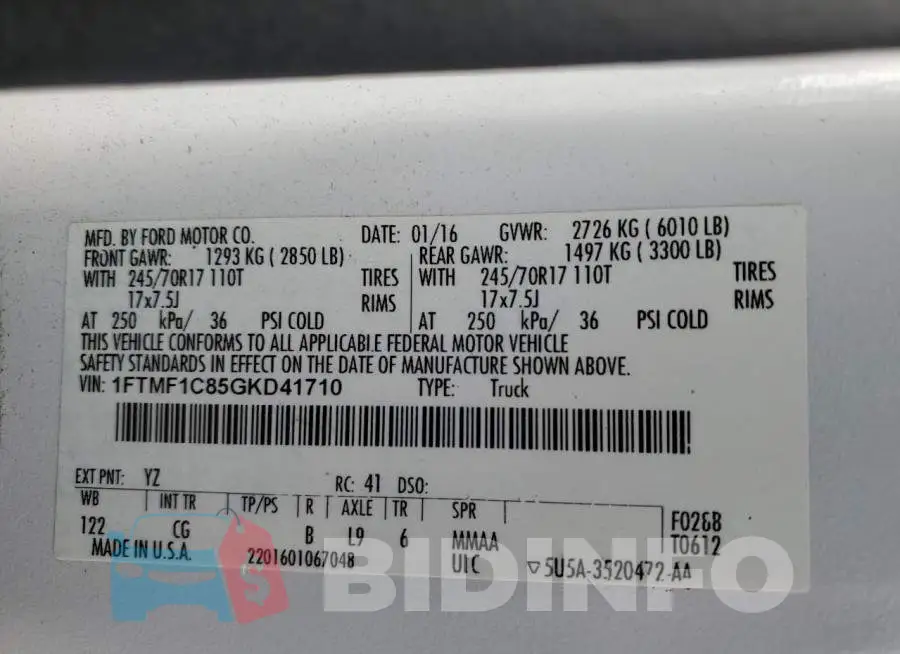 1FTMF1C85GKD41710 Photo# 12