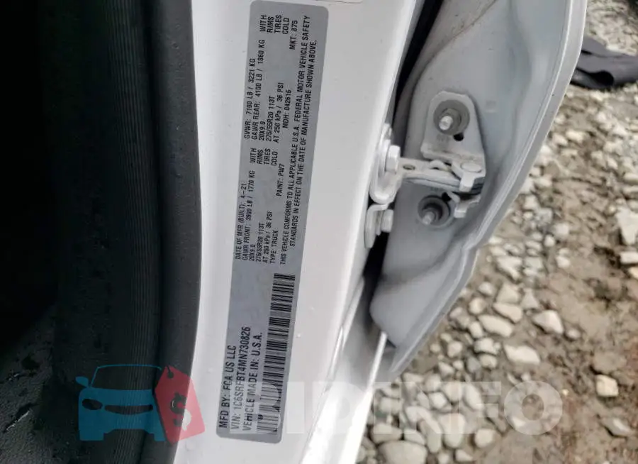 1C6SRFBT4MN730826 Photo# 13