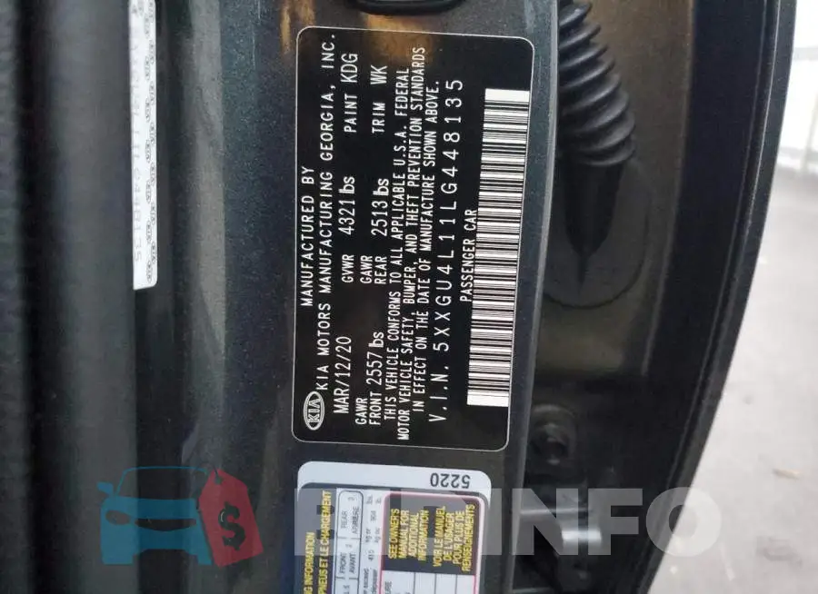 5XXGU4L11LG448135 Photo# 12