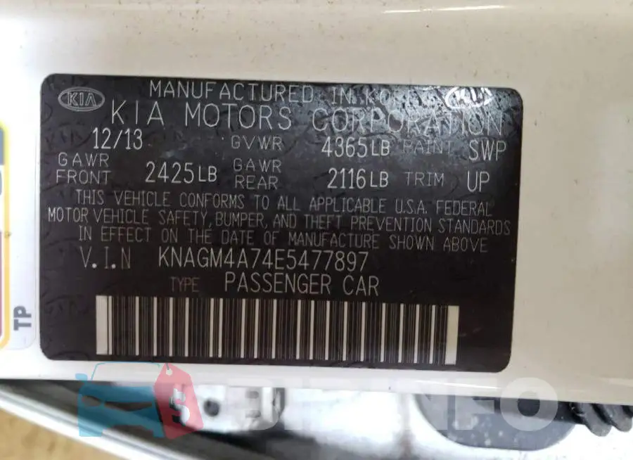 KNAGM4A74E5477897 Photo# 12