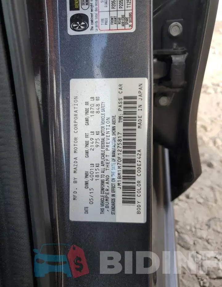 JM1BM1M70F1275817 Photo# 13