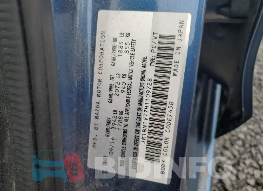 JM1BN1V77H1109728 Photo# 13