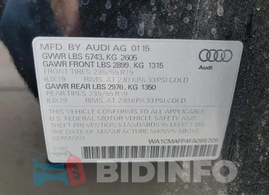 WA1CMAFP4FA095705 Photo# 13