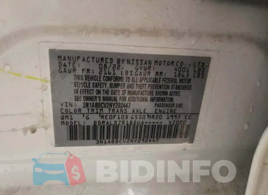 3N1AB8CV2NY292447 Photo# 13