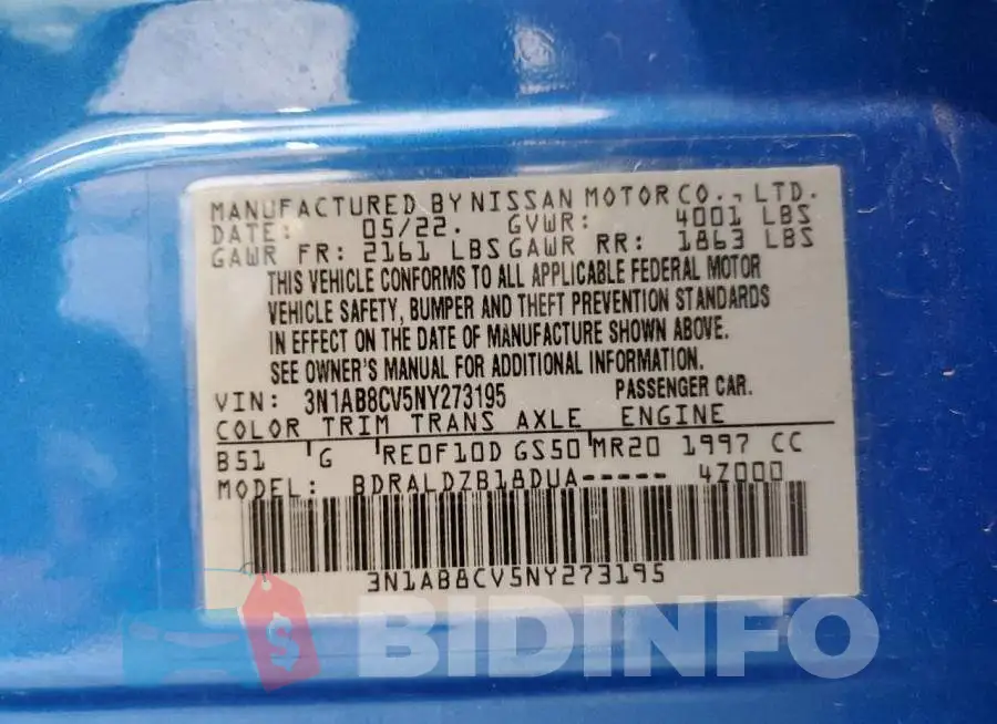 3N1AB8CV5NY273195 Photo# 12