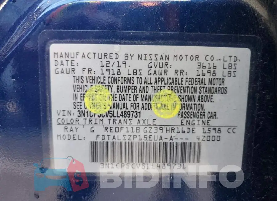 3N1CP5CV5LL489731 Photo# 12