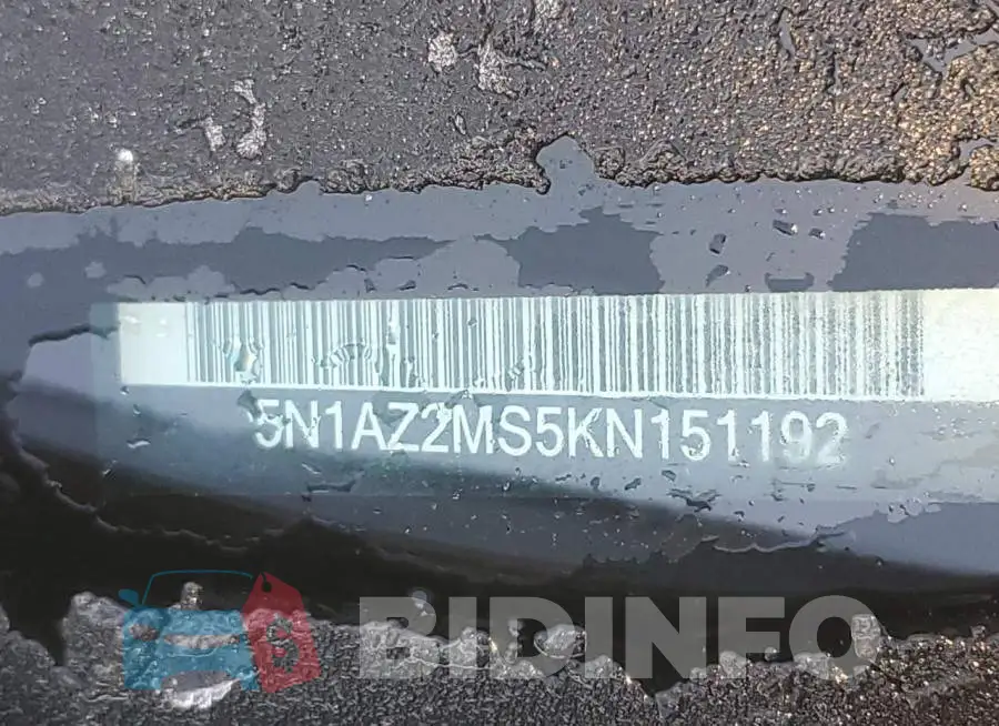 5N1AZ2MS5KN151192 Photo# 13