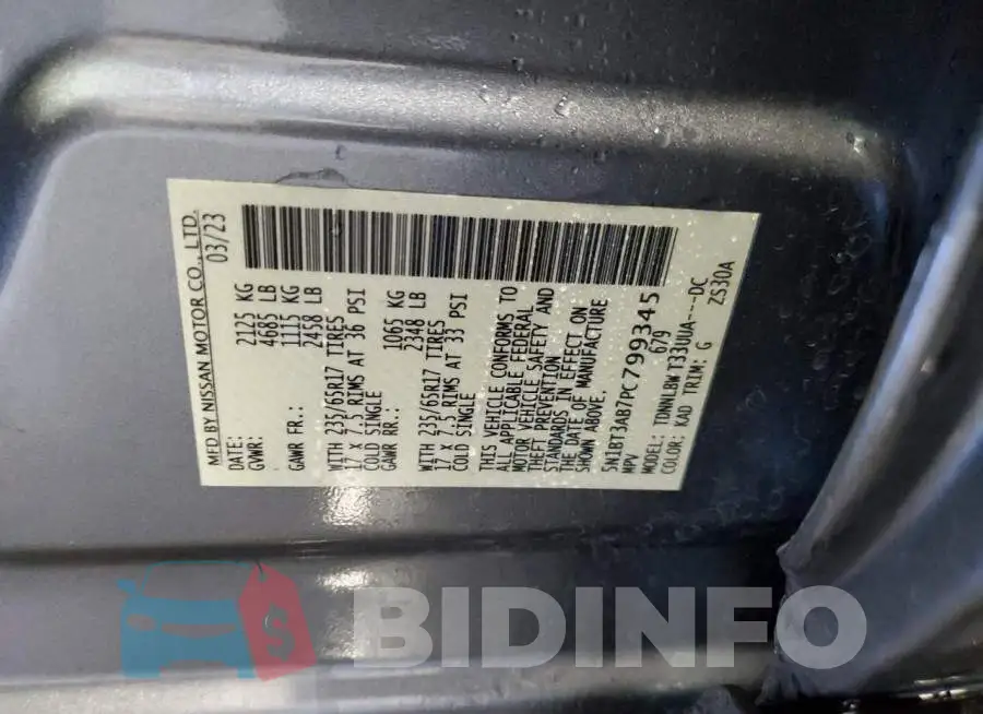 5N1BT3AB7PC799345 Photo# 12