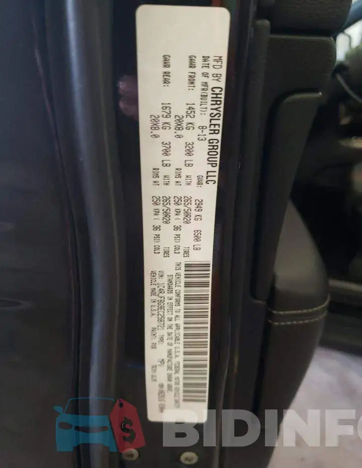 1C4RJFBG9EC258721 Photo# 13