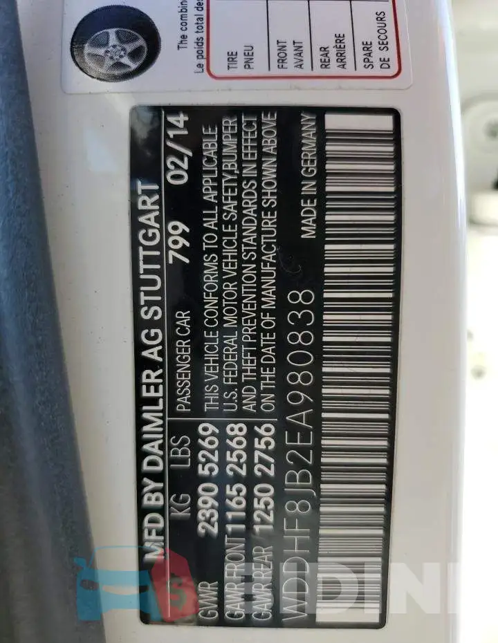 WDDHF8JB2EA980838 Photo# 12