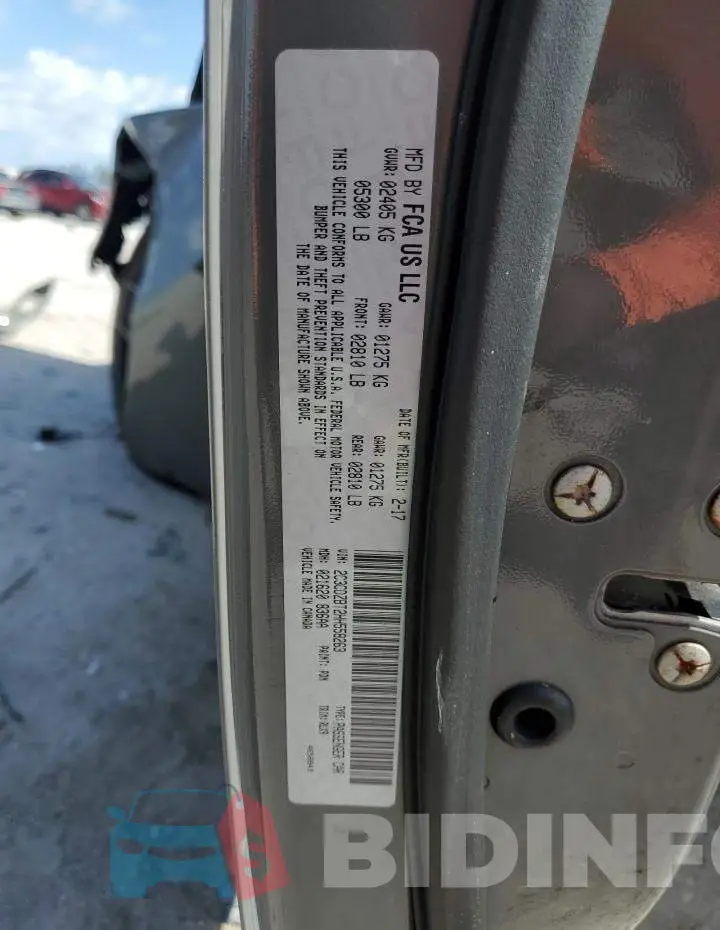 2C3CDZBT2HH558263 Photo# 12