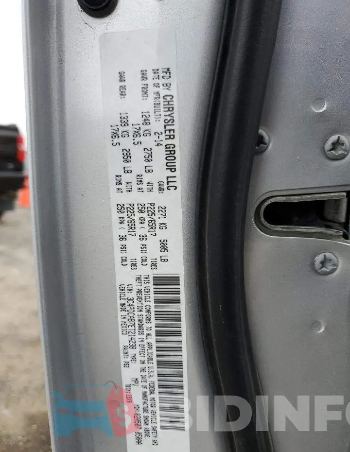 3C4PDCAB7ET214238 Photo# 13