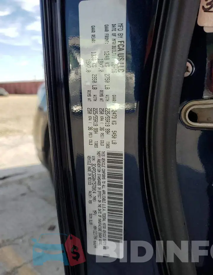 3C4PDCGG0HT572014 Photo# 13