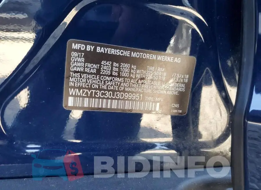 WMZYT3C30J3D99951 Photo# 12