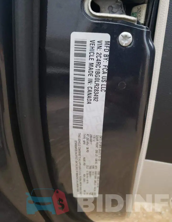 2C4RC1BG0LR283492 Photo# 12