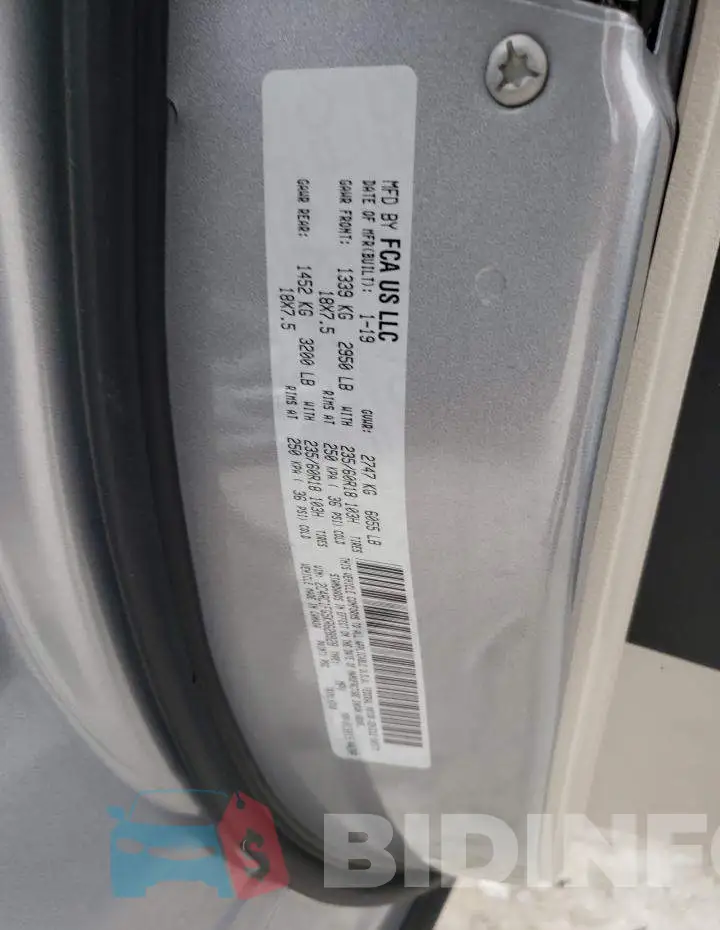 2C4RC1FG5KR628928 Photo# 13