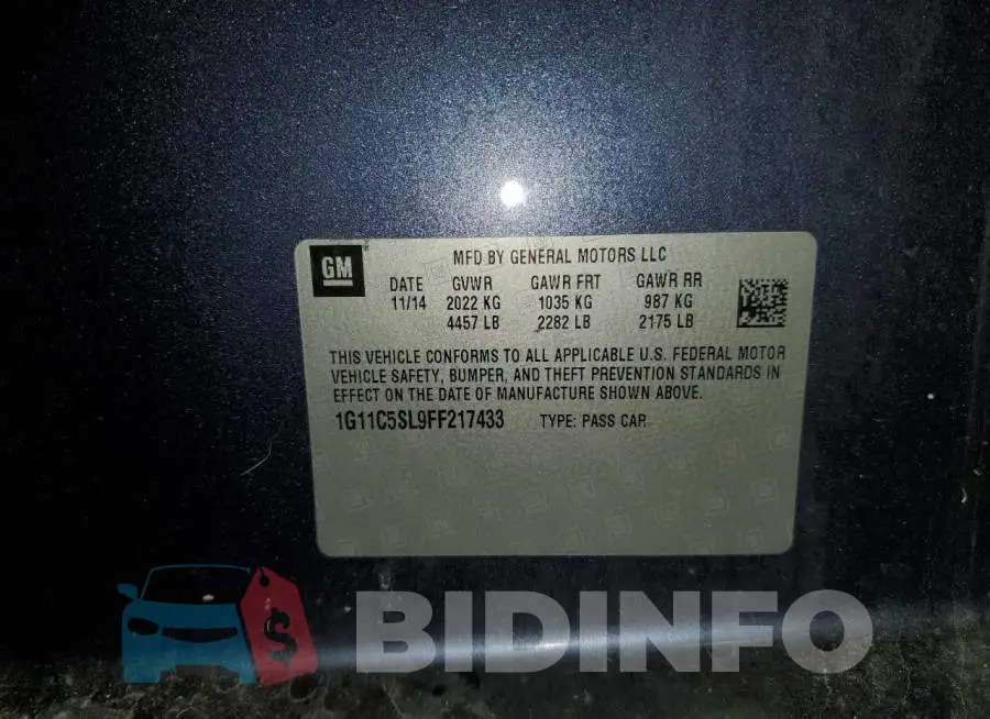 1G11C5SL9FF217433 Photo# 12