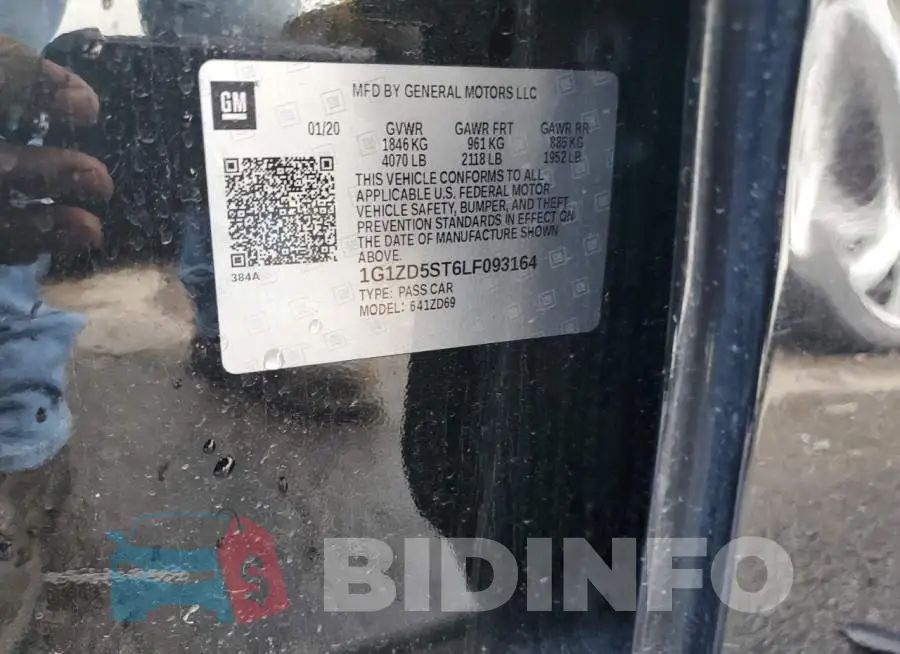 1G1ZD5ST6LF093164 Photo# 12