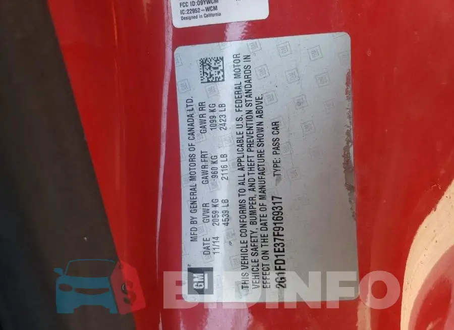 2G1FD1E37F9169317 Photo# 12