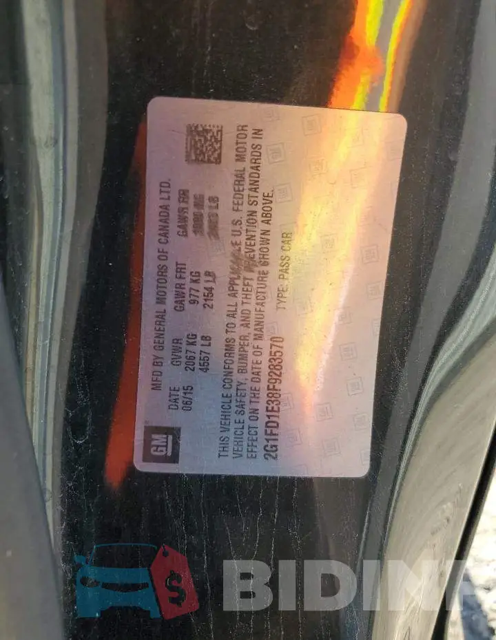 2G1FD1E38F9283570 Photo# 12