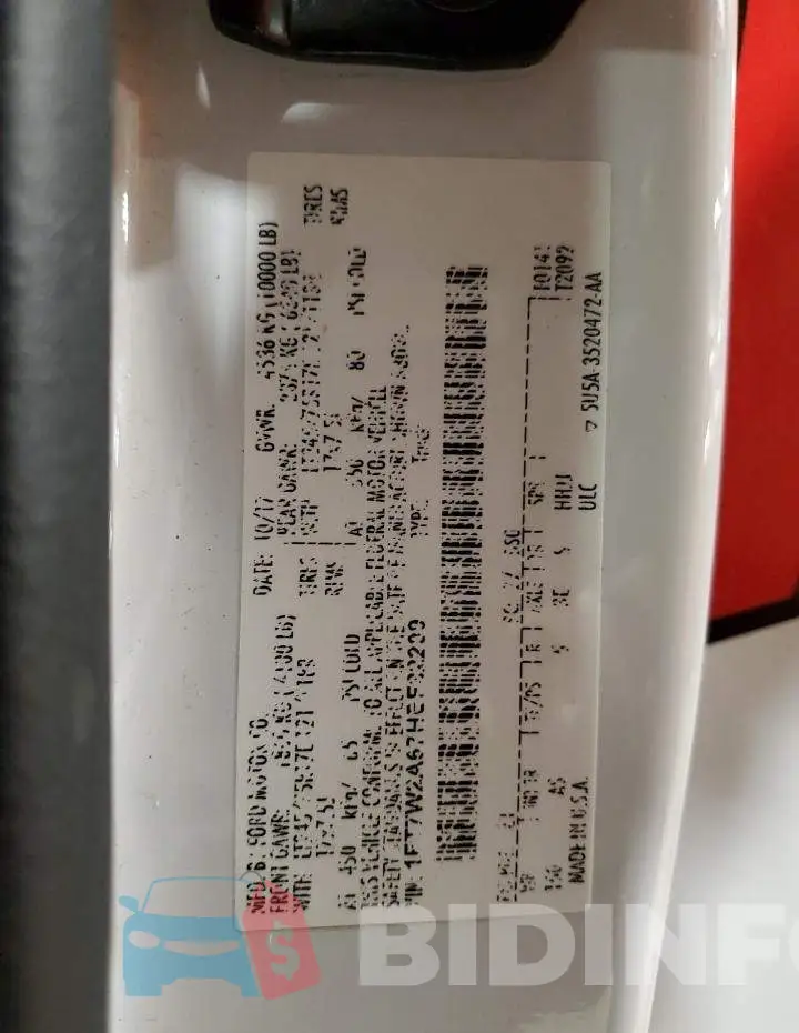 1FT7W2A67HEF32209 Photo# 12