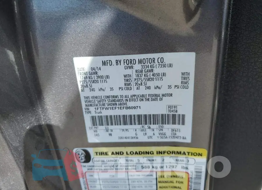 1FTFW1EF1EFB60971 Photo# 12