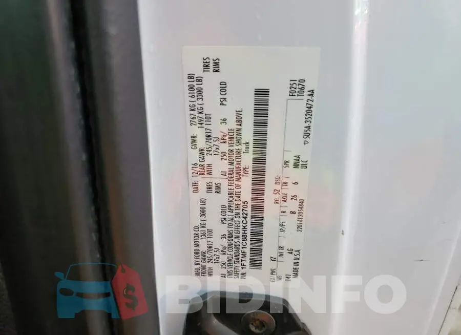 1FTMF1C88HKC42705 Photo# 13