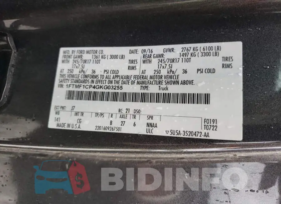 1FTMF1CP4GKG03255 Photo# 12