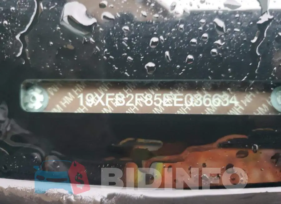 19XFB2F85EE036634 Photo# 12