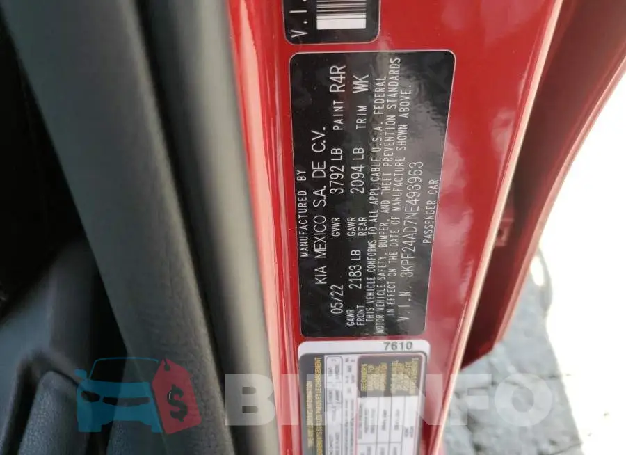 3KPF24AD7NE493963 Photo# 12