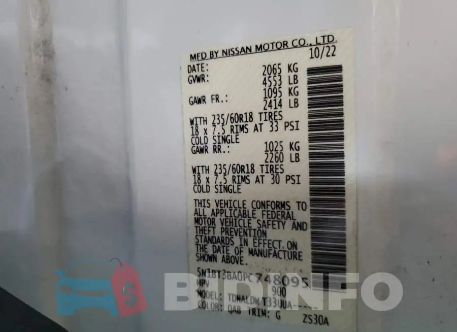 5N1BT3BA0PC748095 Photo# 13