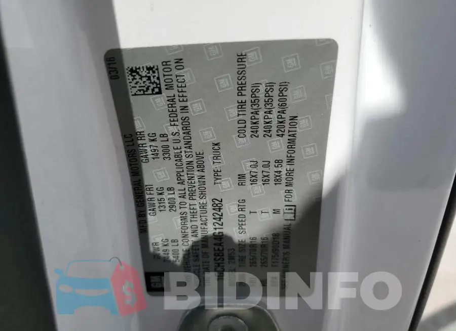 1GCHSBEA4G1242482 Photo# 12