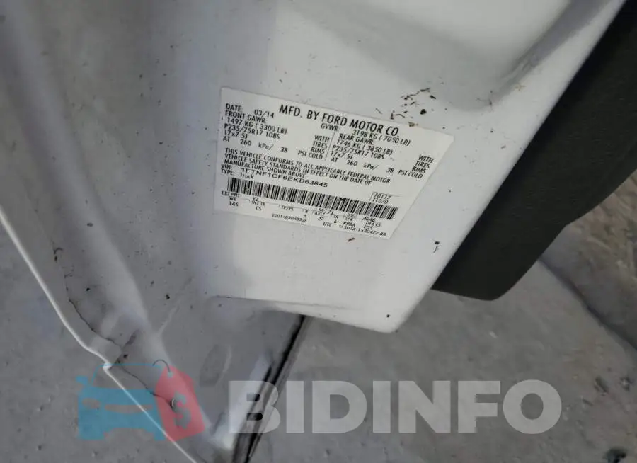 1FTNF1CF6EKD63845 Photo# 12