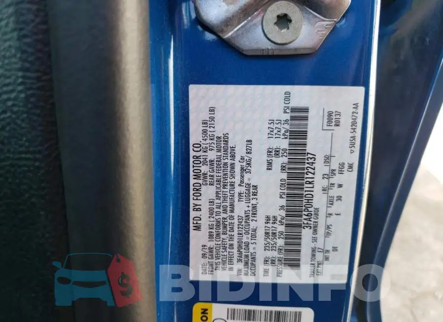 3FA6P0HD1LR122437 Photo# 12