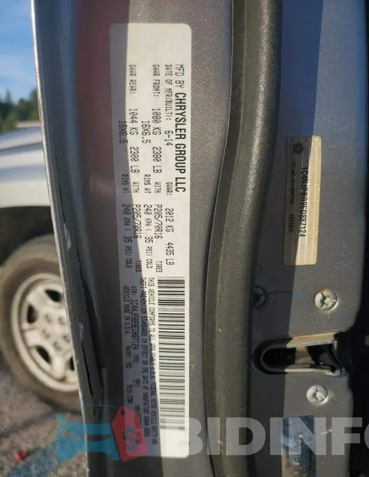 1C4NJPBB9ED887124 Photo# 14
