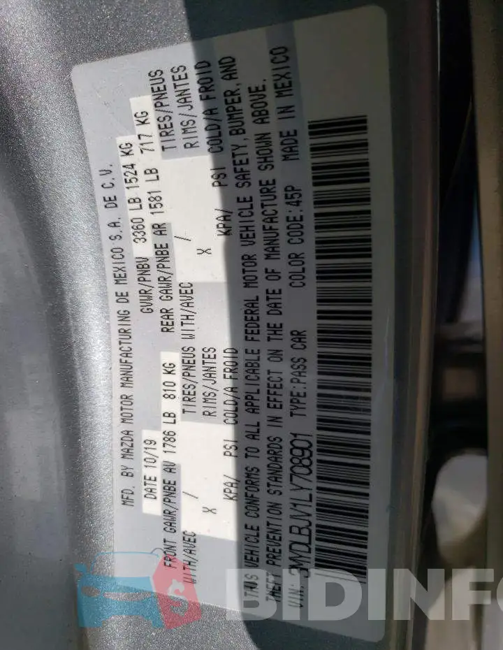 3MYDLBJV1LY708901 Photo# 12