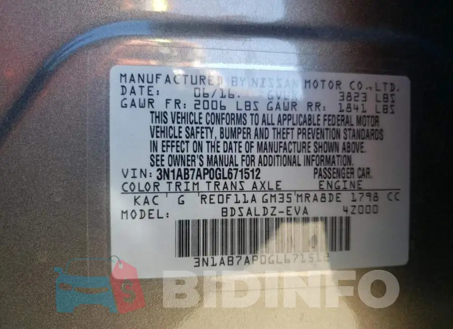 3N1AB7AP0GL671512 Photo# 13