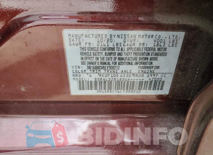 3N1AB8CV6LY308212 Photo# 13