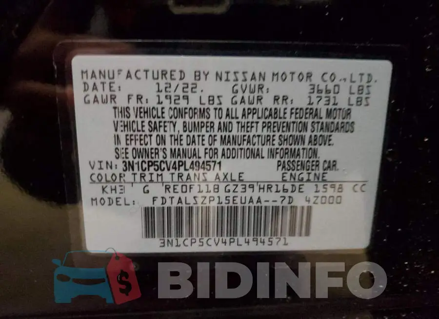 3N1CP5CV4PL494571 Photo# 13