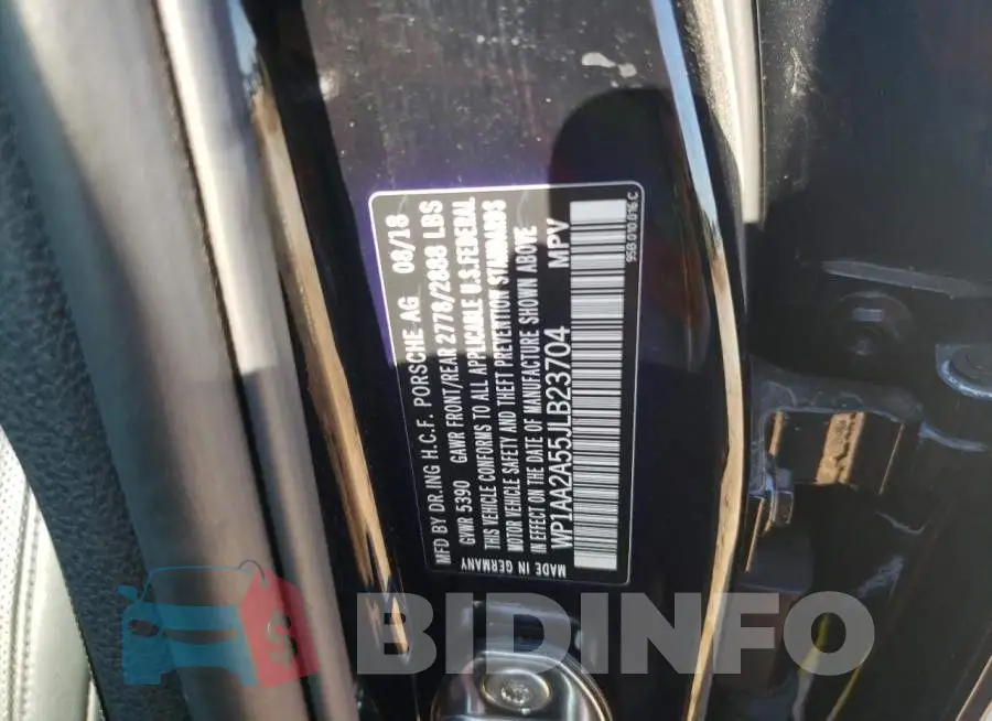 WP1AA2A55JLB23704 Photo# 12