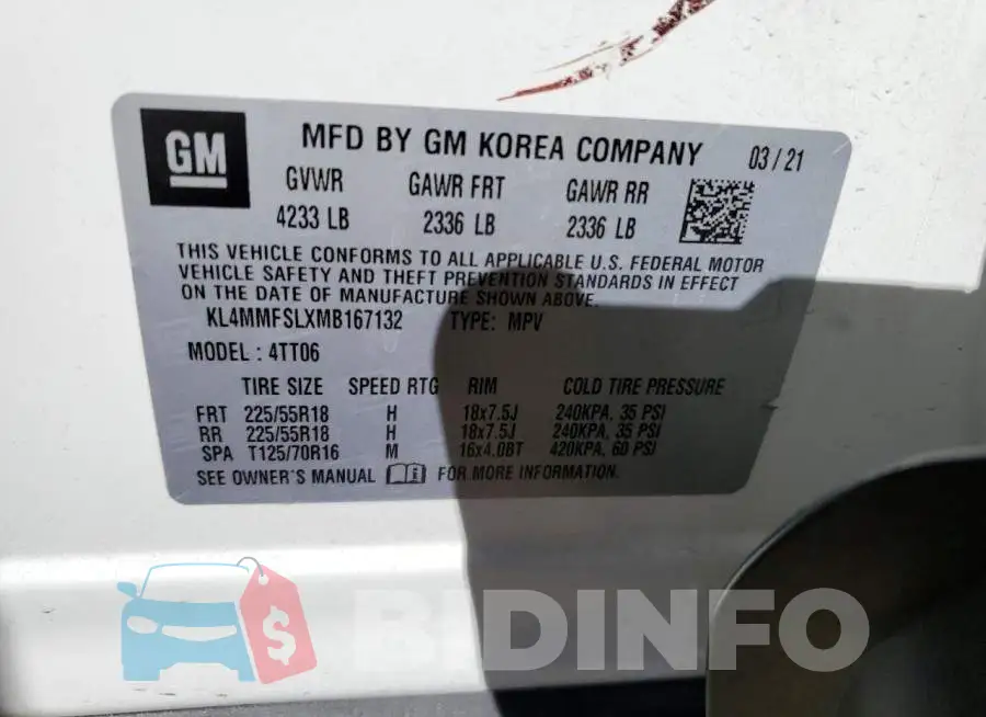 KL4MMFSLXMB167132 Photo# 13