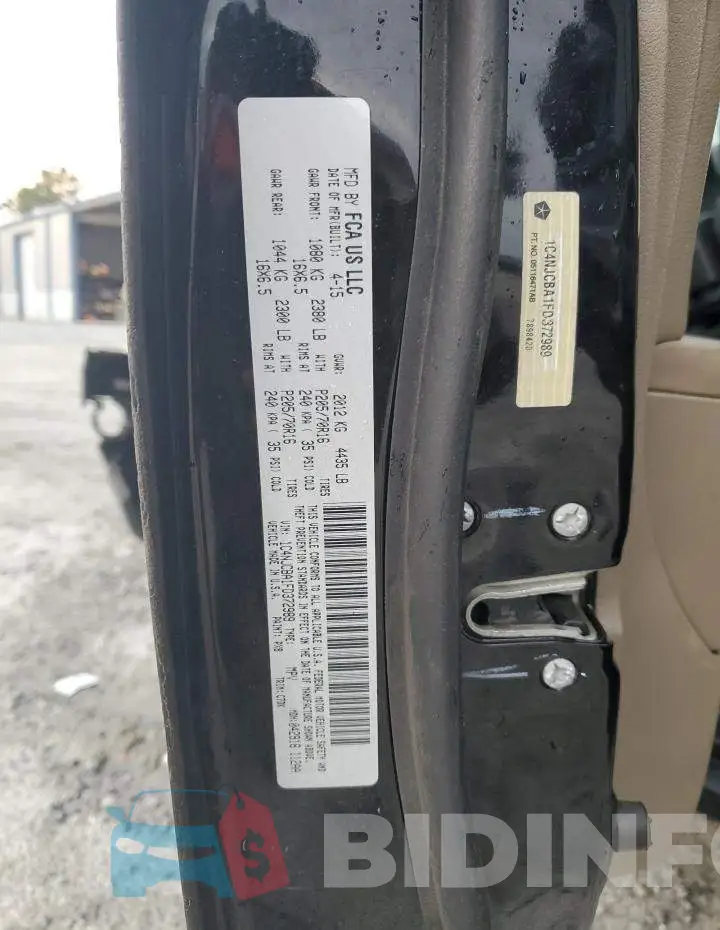 1C4NJCBA1FD372989 Photo# 13