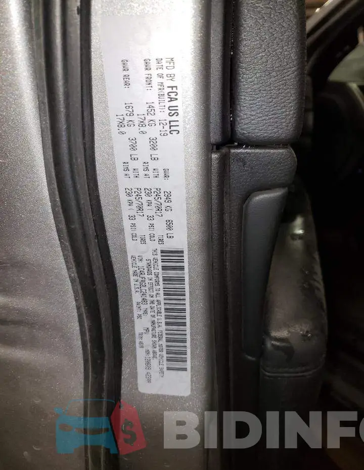 1C4RJFAG2LC241483 Photo# 13