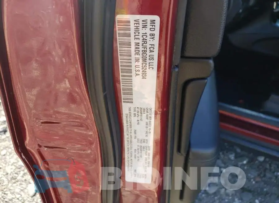 1C4RJFBG0MC524934 Photo# 13