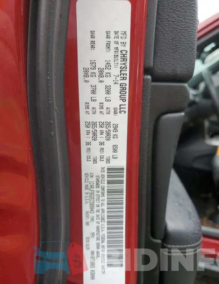 1C4RJFBG2EC589043 Photo# 13